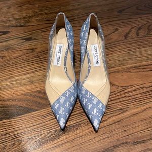 Jimmy Choo Cass 65mm denim pump
